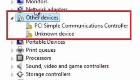 what is pci simple communications controller windows 7